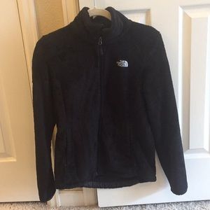 Fuzzy North Face jacket